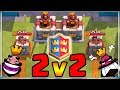 CLASH ROYALE | 2V2 Battle | Funny Moments
