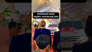 Pernikahan Viral Seserahan Mobil Pajero Sport shorts viral pernikahan