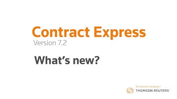 Introducing Contract Express version 7.2