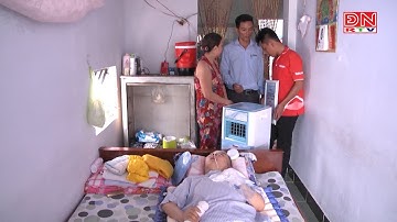 30 người nghèo được tặng máy quạt hơi nước