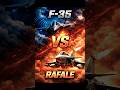 Stealth vs Speed: F-35 vs Rafale Explained! ✈️💥#F35 #Rafale