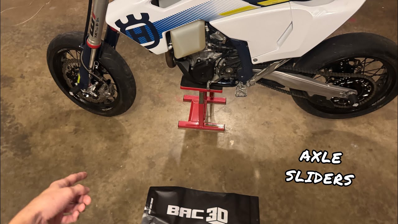 Installing the BAC3D Axle sliders 