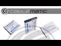 Batería compatible con Pentax® Olympus LI-50B D-LI92 distribuido por CABLEMATIC ®