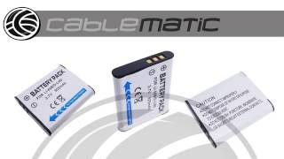 Batería compatible con Pentax® Olympus LI-50B D-LI92 distribuido por CABLEMATIC ®