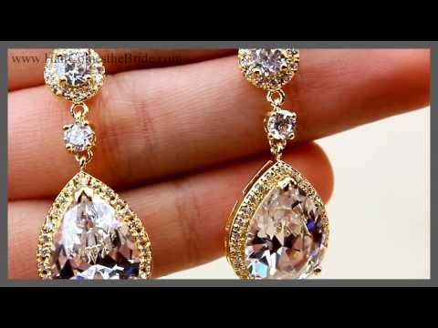 gold-drop-bridal-earrings-~-bridal-hair-accessories-and-jewelry-by-hair-comes-the-bride