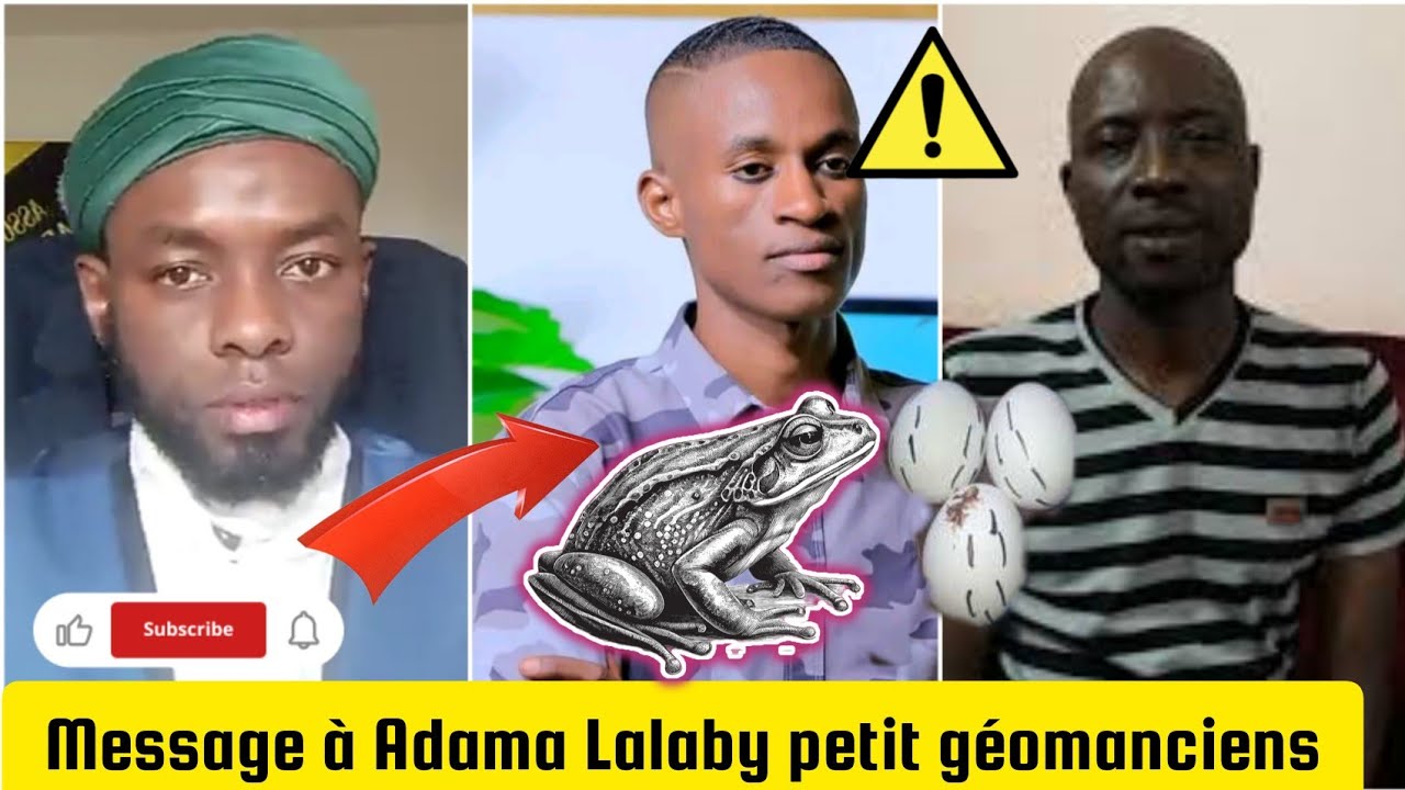 Message au petit bandit Adama Lalaby stop aux manipulations et à l'arnaque des innocents