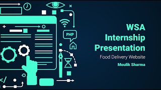 WSA Internship Presentation