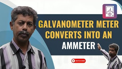 Converting a Galvanometer into an Ammeter: DIY Science Experiment | Winnerspad | Tamil