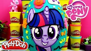Giant Twilight Sparkle Surprise Egg made of Play Doh Playdough My Little Pony Toys