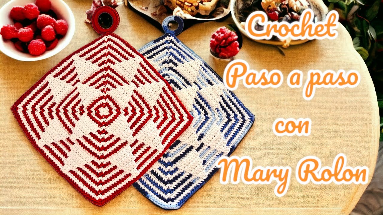 💖🌈 GRANNY a CROCHET / ganchillo paso a paso con Mary Rolon - YouTube