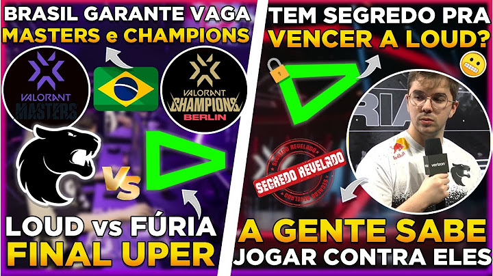 LOUD vs FÚRIA VALENDO VAGA NA FINAL UPER ! EXISTE SEGREDO PRA VENCER LOUD ?