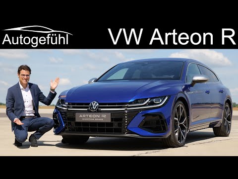 New 320 hp VW Arteon R in the Arteon Shooting Brake vs Gran Turismo Facelift 2021 2020