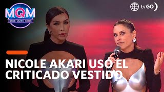 Mande Quien Mande: Nicole Akari usó el criticado vestido de Pía  (HOY)