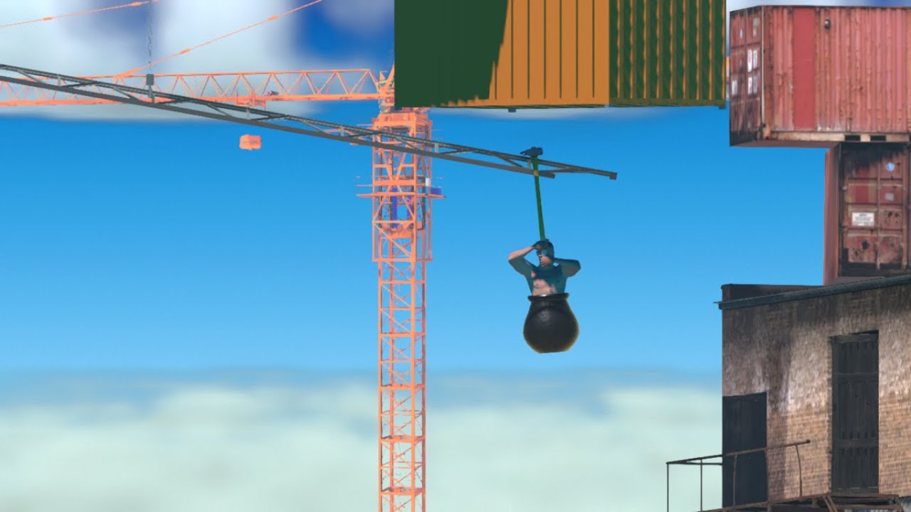 Getting Over It Speedrun gameplay part-3