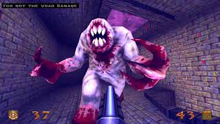 Quake Remastered: E4M8 The Nameless City - Nightmare (shotgun start)