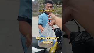 congratulations Spin winner today #shortvideo #viral #spin #spintowin