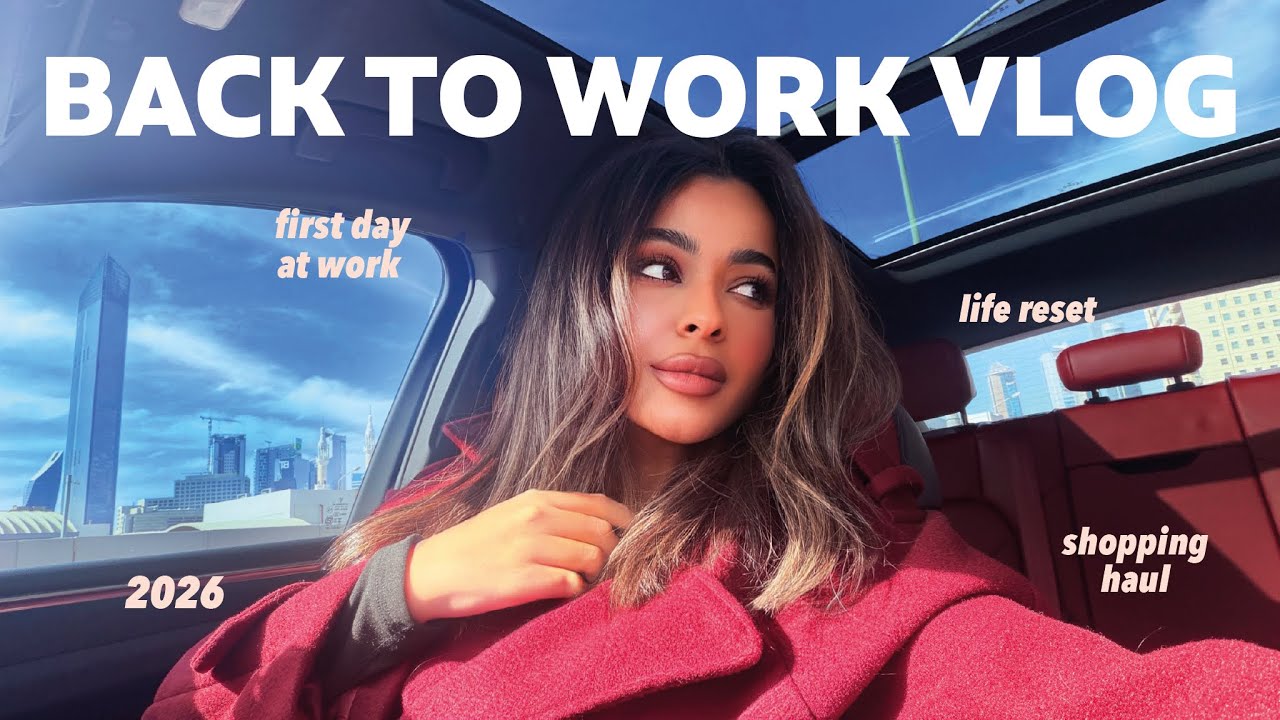 back to work *VLOG*, life reset 2026 | فلوق حياتي في الكويت، تجهيزات ورجعتي للدوام ✨💌