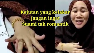 Kejutan disangkakan minta menikah lagi 1.....rupanya.......isteri terharu