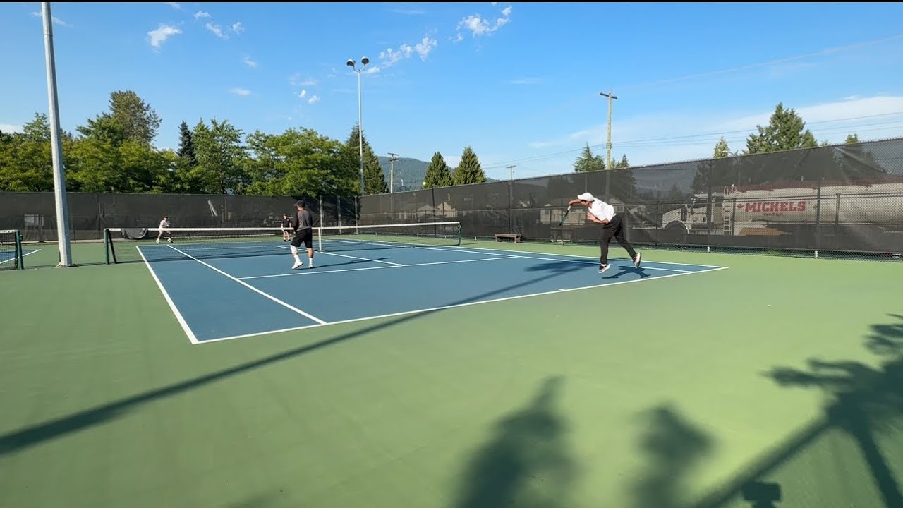 Tennis Doubles Match | 2024-08-02 - YouTube