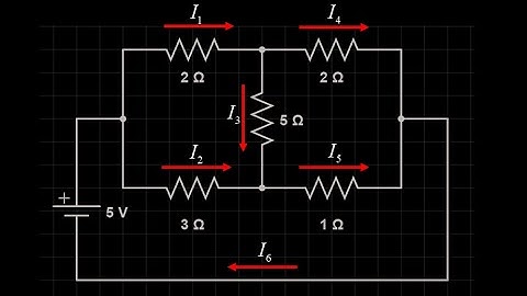 Resistor circuit with Kirchoff