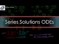 Solving ODEs by the Power Series Solution Method