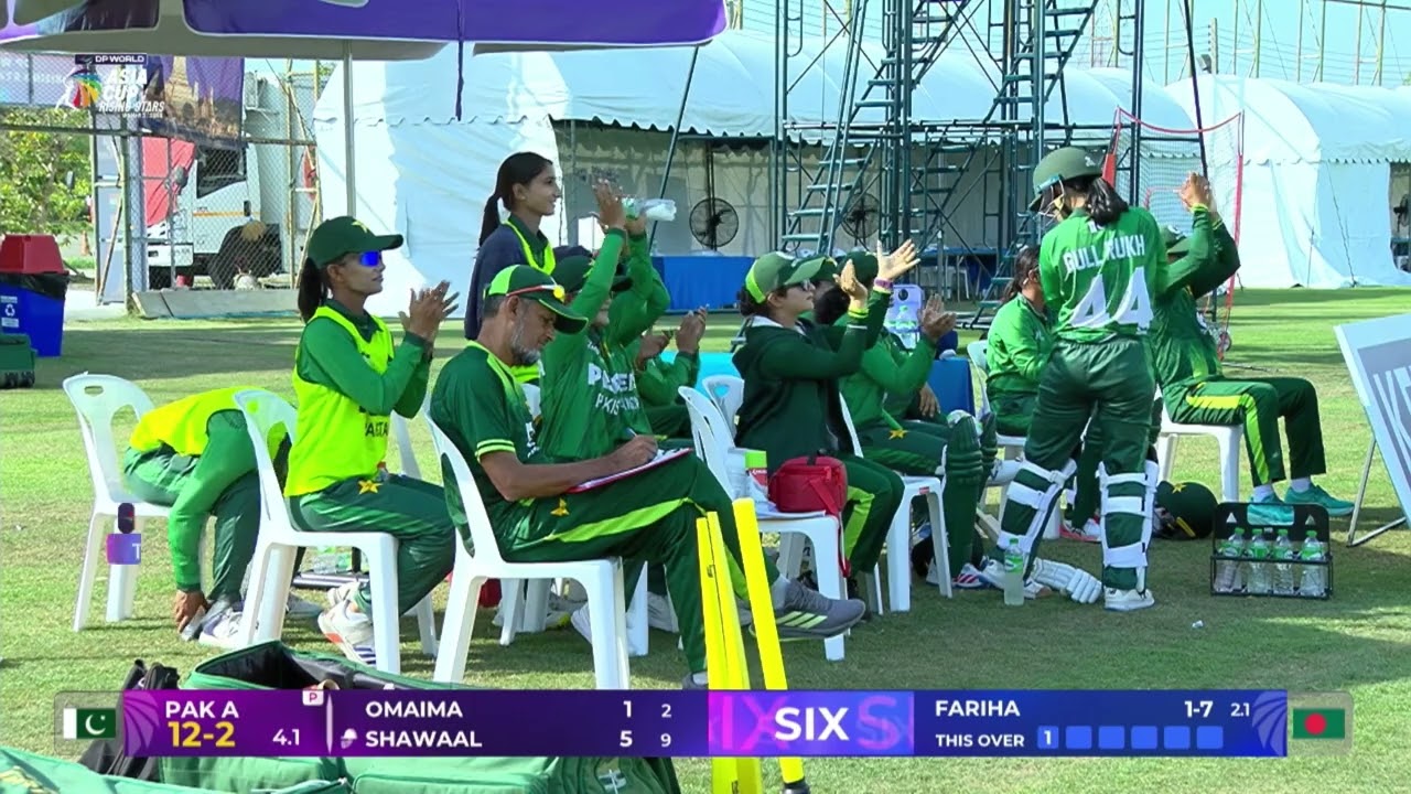 Zufliqar with a towering maximum! | DP World Women's Asia Cup Rising Stars 2026