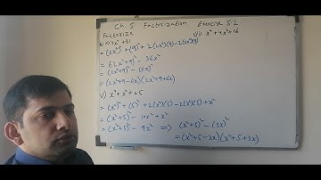 Factorize Exercise 5.2 Question 1 part 4,5,6 Complete