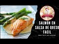 Como hacer salmon en salsa de queso crema  culinariord  salmon queso crema recetario