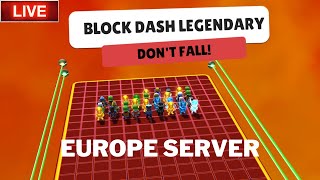 EU SERVER LEGENDARY BLOCK DASH LIVE | STUMBLE GUYS LIVE