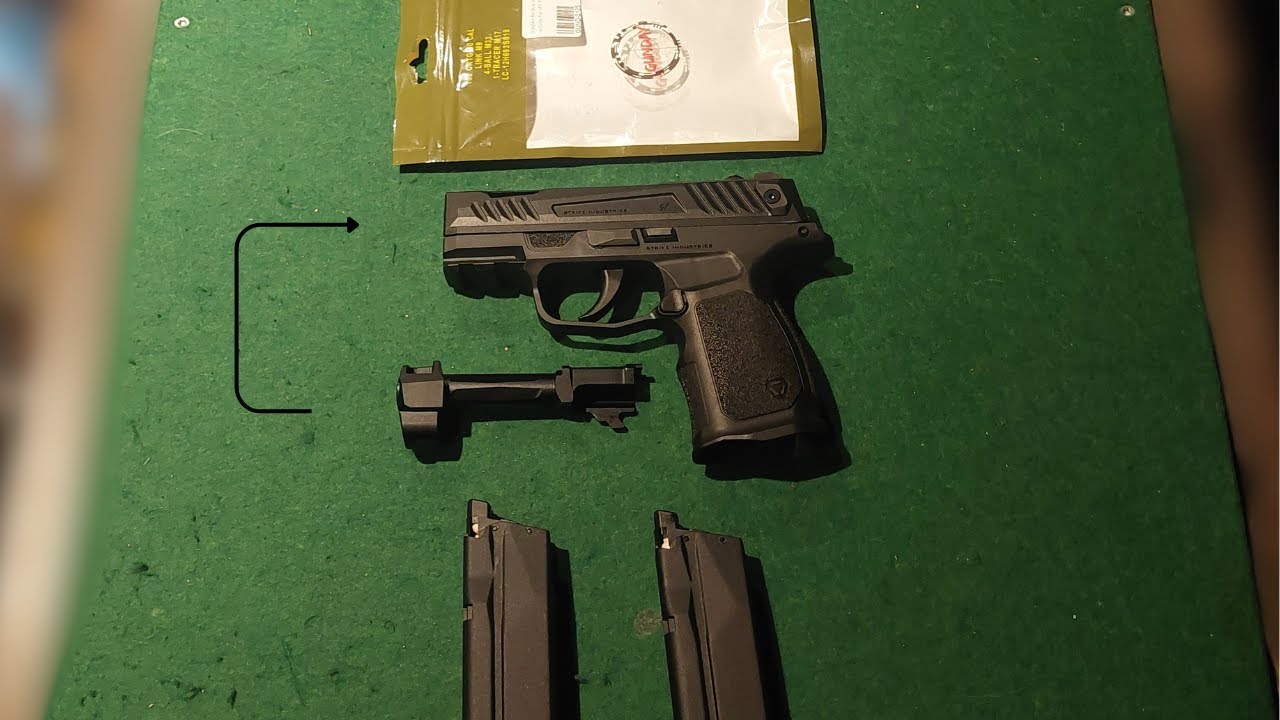 (Airsoft) EMG SI SMP P365 / Gunday R Style Barrel & Compensator installation Showcase