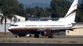 BBJ 737-7BC (N162WC) Departing VNY