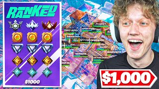 I Hosted a $1000 RANKED Tournament In Fortnite!