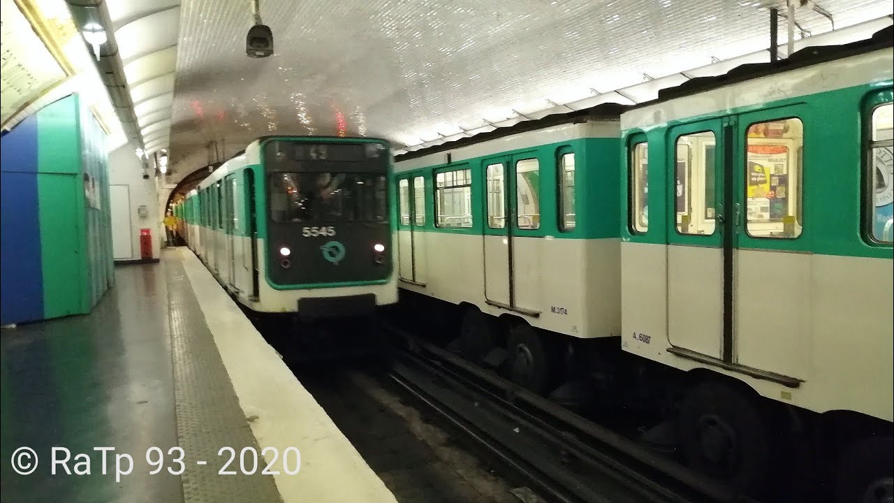 [FHD] Ligne 11 du métro de Paris MP59 Mairie des Lilas