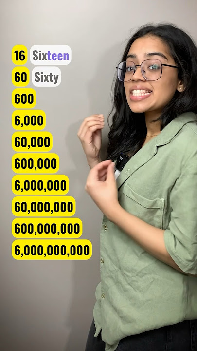How To Say Numbers In English - Hundred To Billion  #speakenglish #esl #letstalk