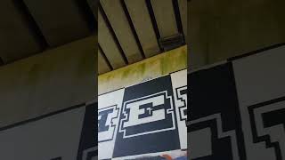 Play video: Giant Roller Graffiti - HELCH #graffiti #spraypaint #graffitiart #spray #graffitiartist #streetart