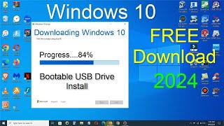 How to Download Windows 10 from Microsoft - Windows 10 Download USB Free - Full Version 2024