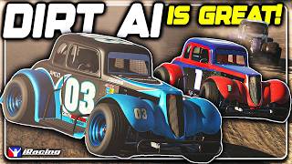 NEW iRacing Dirt AI - Legends cars at Kevin Harvicks Kern County Dirt Track! iRacing
