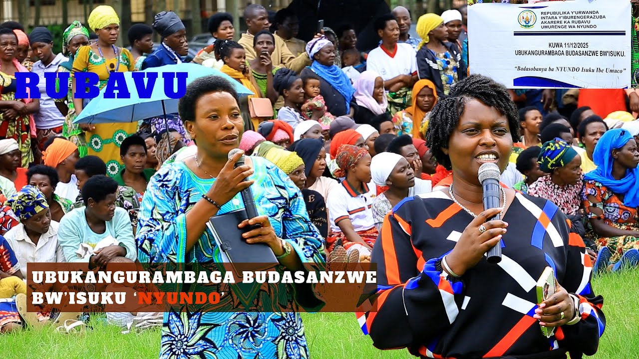 RUBAVU- NYUNDO : ABATURAGE BASABWE KUGIRA ISUKU UMUCO - YouTube