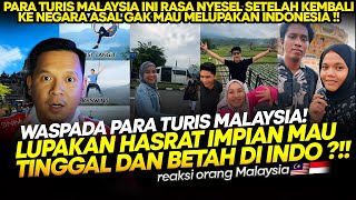 BIKIN KAGUM ! PARA TURIS MALAYSIA GAK MAU MELUPAKAN INDONESIA,MESKIPUN SUDAH KEMBALI KE NEGARANYA