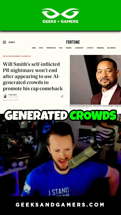 Will Smith is Using FAKE AI Crowds?