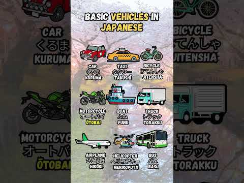 Car In Japanese Hiragana