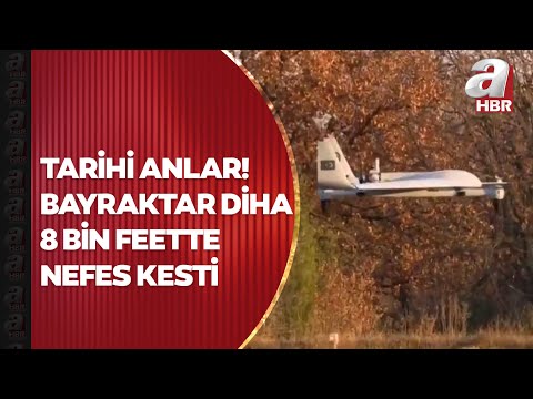 Tarihi anlar! Dikey kalkış ve iniş yapan Bayraktar DİHA irtifa testini başarıyla geçti | A Haber