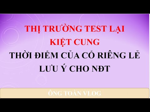 THỊ TRƯỜNG ĐI NGANG - THỜI ĐIỂM CỦA CỔ PHIẾU RIÊNG LẺ - LƯU Ý CHO NĐT