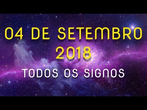 Vídeo: 4 De Setembro De Horóscopo