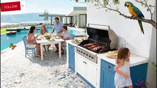 Explore more possibilities for outdoor integrated kitchens！