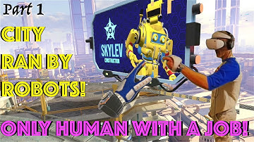 I Love This NEW Robot City PSVR2 Game! - Border Bots - Full Game 4k Walkthrough - Part 1