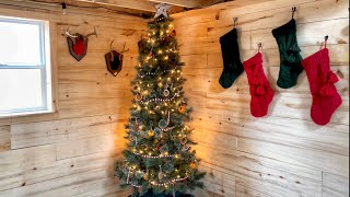 Christmas Prep at the Off Grid Cabin by Living Our American Dream 521 views 4 months ago 6 minutes, 46 seconds
