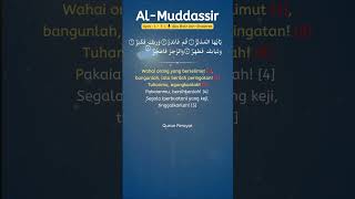 Download Lagu Wahai orang yang berselimut, bangunlah, surat Al-Muddassir ayat  1 sd 5 #quran #reels #trending MP3