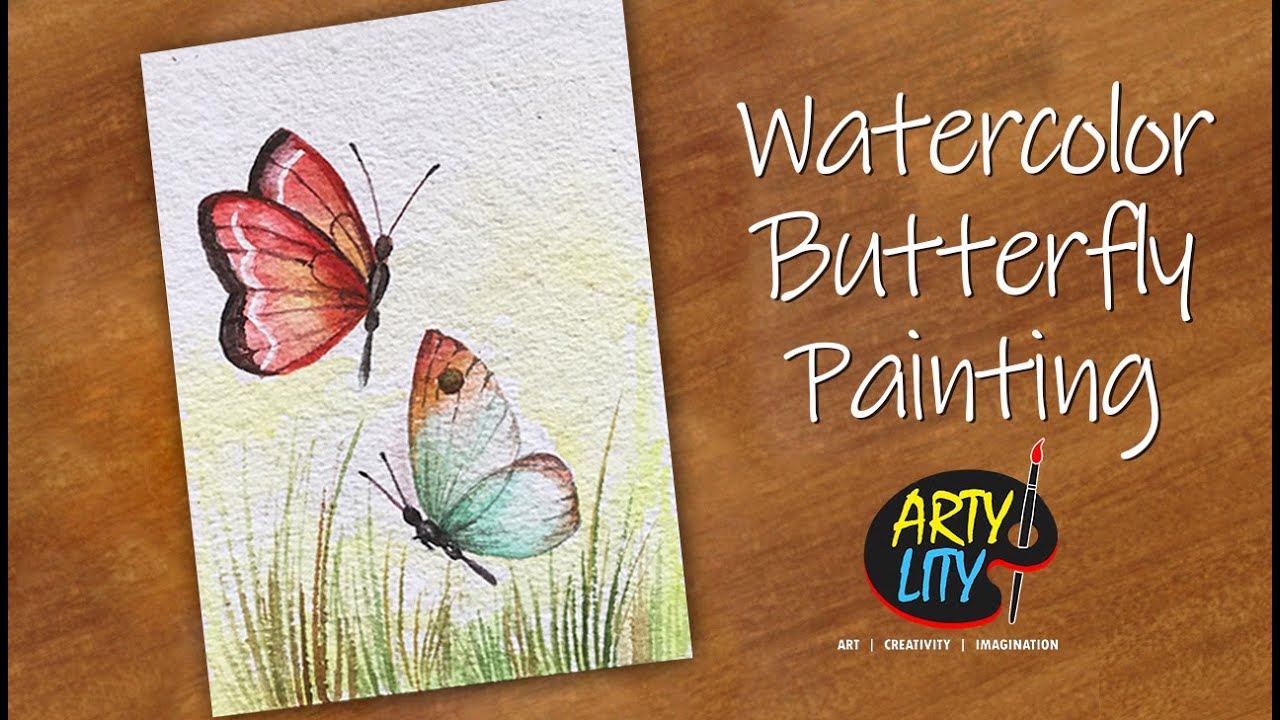 Watercolor Butterfly Painting Tutorial How To Paint Butterfly With Maxresdefault