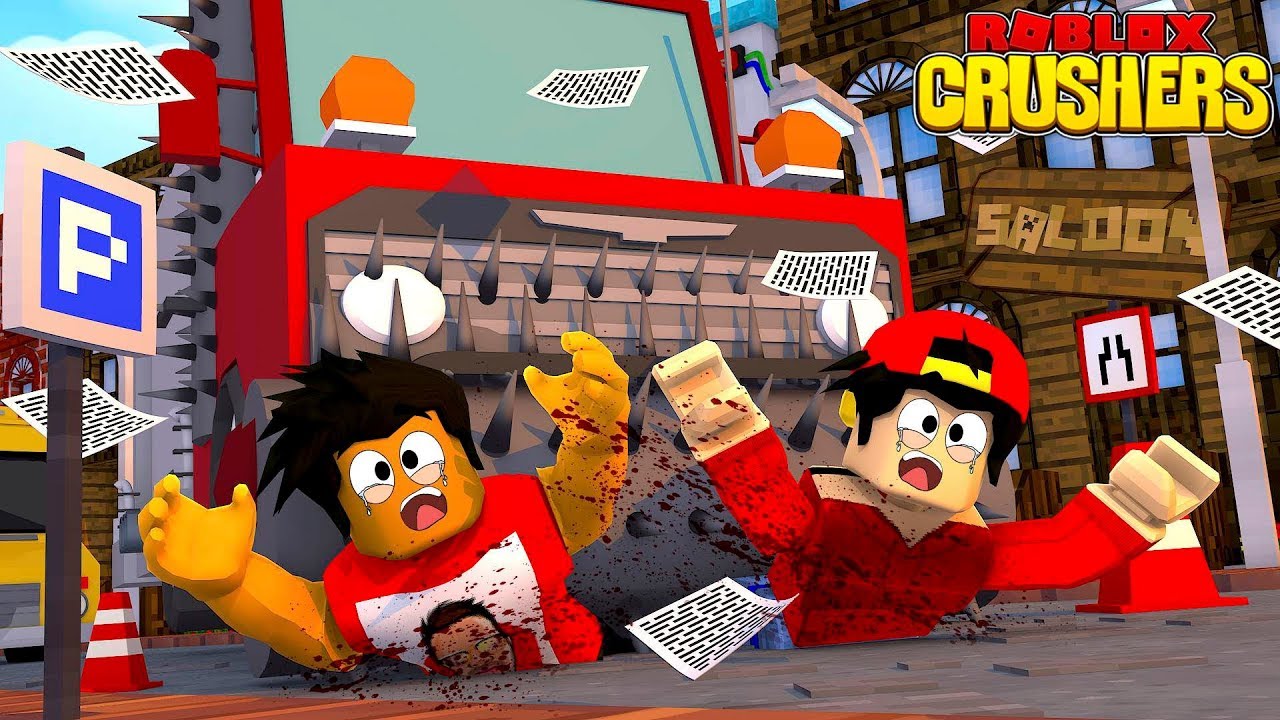 ROBLOX CRUSHERS - DONUT & ROPO ARE CRUSHED TO DEATH!!